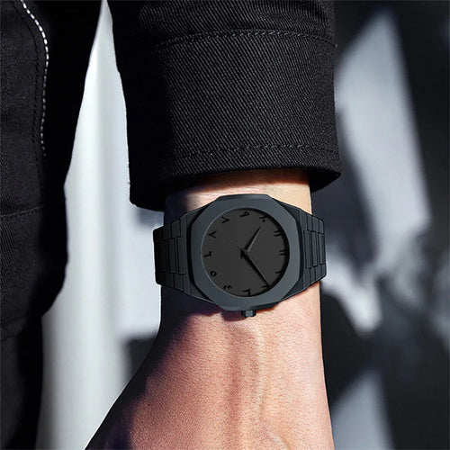 Black aura Arabic mens watch