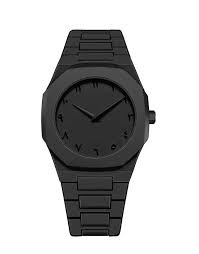Black aura Arabic mens watch